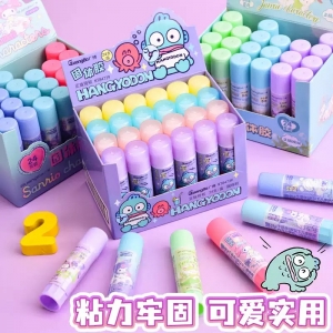 固体胶小学生专用固体胶棒高粘度快干胶固体棒棒胶幼儿园儿童可爱强力胶安全手工点点胶diy工具胶水笔