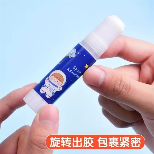 胶棒固体胶大号小学生卡通胶水儿童幼儿园手工课强力胶水学生用考研小刀固体胶棒大容量12支高粘度胶棒图5