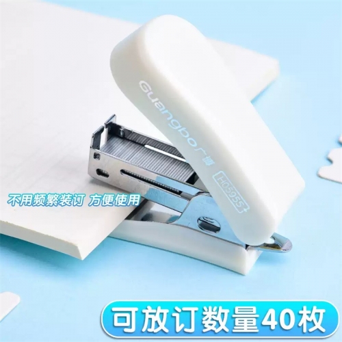 订书机学生文具小号钉书器套装高颜值起钉器便携迷你装订机图2