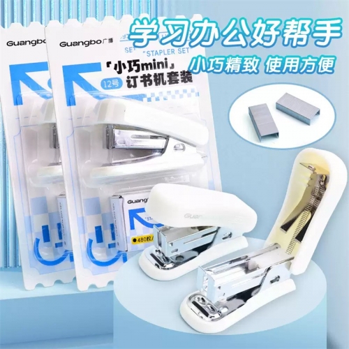 订书机学生文具小号钉书器套装高颜值起钉器便携迷你装订机图4