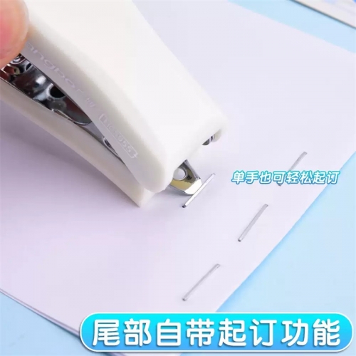 订书机学生文具小号钉书器套装高颜值起钉器便携迷你装订机图5