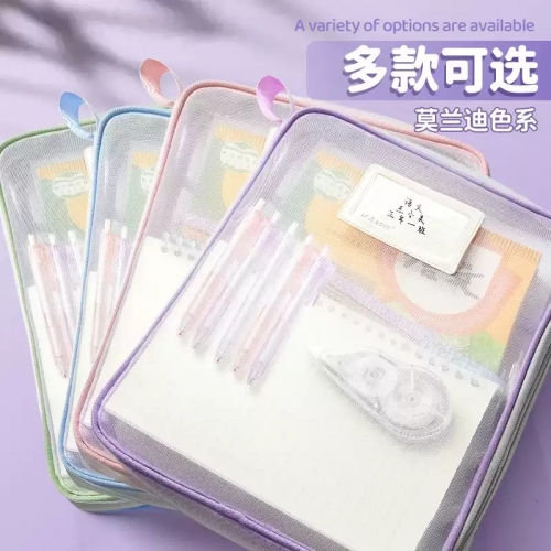 L型科目分类袋初中生分科文件袋专用书袋大容量学科收纳袋书本作业试卷整理学习用品资料课本语文数学英文具图6