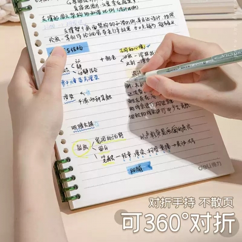 A5活页笔记本不硌手可拆卸初中生专用a5高中生大学生加厚线圈本子替芯纸外壳的横线本学生记作业本记事本文具图4