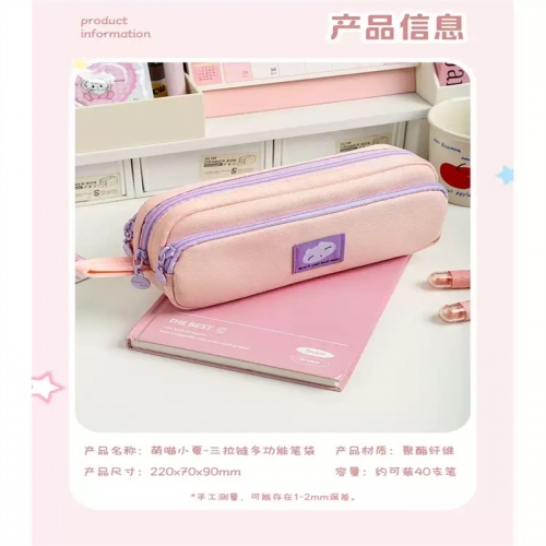 笔袋文具袋高颜值ins风网红爆款女孩款大容量小学生初中小众不撞款考试专用笔袋笔袋高级多功能笔袋图2