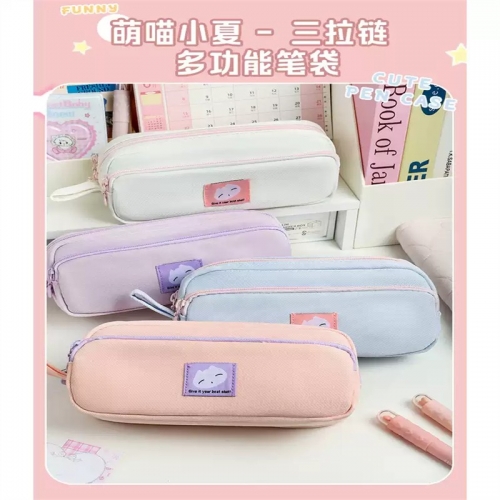 笔袋文具袋高颜值ins风网红爆款女孩款大容量小学生初中小众不撞款考试专用笔袋笔袋高级多功能笔袋图3