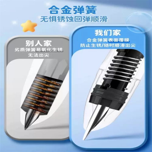 按动式热可擦钢笔小学生专用三年级热敏可擦墨囊可替换儿童练字钢笔尖高颜值自动按压式摩易擦图3