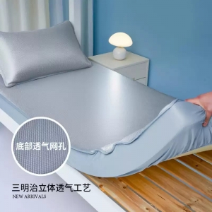 夏季冰丝凉席学生宿舍90*190单人床笠罩凉感丝床笠款再生纤维素纤维100%可机洗夏天
