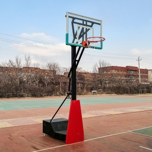 儿童篮球架幼儿园体育场馆少年篮球框休闲训练手摇升降篮球架