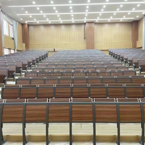 大学阶梯教室课桌椅会议室连排椅固定桌椅培训班报告厅座椅