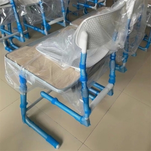 培训辅导班学生课桌椅抽芯弯升降注塑课桌椅中学大学培训机构