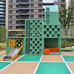 幼儿园不锈钢滑梯厂家公园大型非标游乐设备无动力乐园规划设计