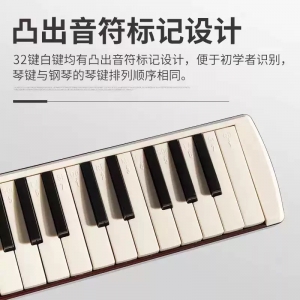 学校校园口风琴37键32键进口音簧初学儿童初中小学生专用专业演奏级幼儿宝宝口琴比赛
